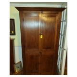 Antique Paneled Cupboard 72' Hx 35.25' Wx 16.5' D