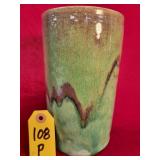 7 3/4' North State Pottery Cylinder Vase