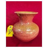 4 3/4' Nc Pottery Spittoon Vase