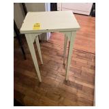 White Accent Table 23' H