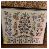 Vintage Needlepoint 17.5'x21.5'