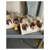 Retro Holly Hobby Christmas Glasses In Orig Box