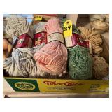 Box Of Rug Yarn