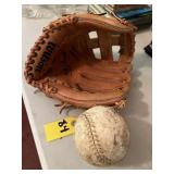 Wilson Glove And Soft Ball