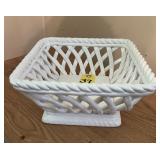 Hand Woven Ceramic Serving Basket