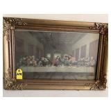 Vintage Last Supper Print