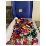 Tote Of Bows, Ribbon & Tissue Paper