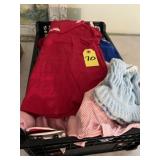Crate Of Vintage Baby Girl Clothes
