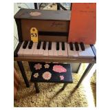 Jaymar Toy Piano & Bench