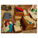 12 Boxes Of Vintage Clothing