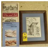 Signed Jerry Miller Outhouse Print , Jerry Miller