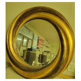 Round Beveled Mirror 32"