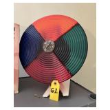 Vintage Rotating Color Wheel