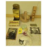 Mixed Lot - Antique Picture, Reverse Painted