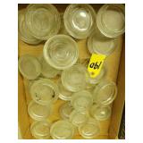 26 - Clear Glass Furniture Caster Cups