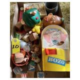 Box Of Misc Vintage Toys