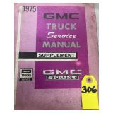 1975 G M C Truck Service Manual Supplement