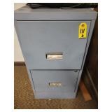 2 Drawer Metal File Cabinet