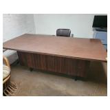 Office Desk 6' X 3' & Chair ( Needs Repair)