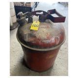Vtg Eagle Metal Fuel Storage Can