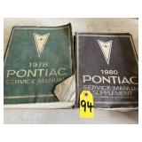 1978 & 1980 Pontiac Service Manual/ Supplement