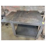 Rolling Metal Shop Table 3' Hx 45' Lx 30' D