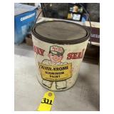 Vtg Gray Seal Silver- Krome Aluminum Paint
