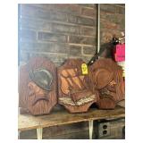 Ceramic Spanish Revival Wall Plaques