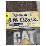 1954 N C License Plate & 2 Novelty Plates