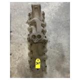 Vtg Cast Metal Auto Intake Manifold