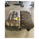 2 Vtg Shop Stools
