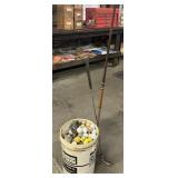 Golf Balls, Club & Pool Stick
