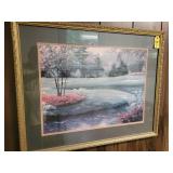 Framed Golf Print 32'x26'