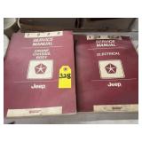 1990 Jeep Engine, Chasis, Body& Elec Serv Manuals