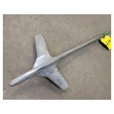 Vtg Chrome Car Hood Ornament For 1955 Mercury