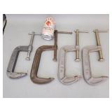 4" 5" C Clamps
