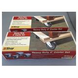 *NEW* Caster Set of 4 qty - 2 sets