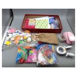 Crafting Supplies - Feathers, Scrapbooking