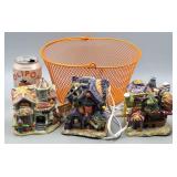 Halloween Light up Houses