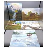 Group of Paintings 16"ï¿½12"