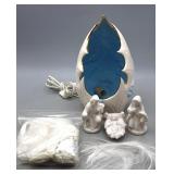 Mid-Century Ceramic Lighted Nativity