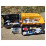 2 Tool Boxes Full of Electrical Supplies