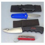 Knives - Blue Handle is Schrade