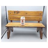 Wood Doll Bench