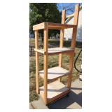 Rolling Shelf 82.5"T 33"W 18"D