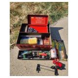 Tool Box of Chainsaw Supplies