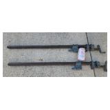 2 34" Bar Clamps