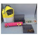 Minnow Bucket & Lures
