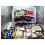 Large Tote of Quilting Fabric & Kits