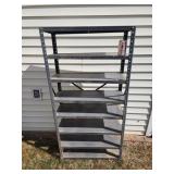 Metal Shelf 58"T 29.5"W 11.5"D